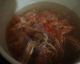 えびの頭でたちの味噌汁作り方3写真