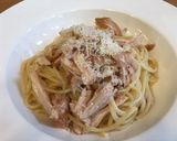 スモークチキンのナッツクリームパスタ作り方6写真