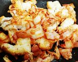 アレンジ❤餅ベーコンキムチ玉子焼❤ランチ作り方5写真