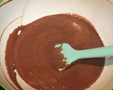 バレンタインオレンジ香る生チョコ風ケーキ作り方4写真