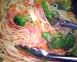 ベーコンとブロッコリーのトマトソーススパ作り方5写真