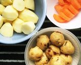 簡単副菜٩( ᐛ )و芋&がんも甘みそ煮作り方1写真