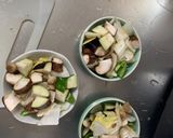 根菜茄子中華風クリーム梅味温野菜サラダ作り方15写真