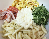 ふんわり卵とカニカマのマカロニサラダ作り方6写真