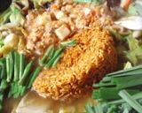 残り野菜をチキンラーメンと辛いスープで！作り方3写真