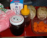 お正月料理に飽きたお客様に残った食材で作り方1写真