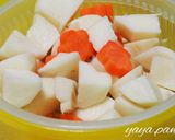 圧力鍋で3分☆いり粉で作る根菜お煮しめ作り方2写真