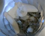 はんぺん・エビ・里芋のしそ海苔揚げ！作り方1写真