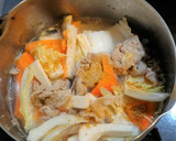 ぽかぽか！白菜と豚肉のとろ～りクリーム煮作り方3写真