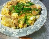 ボリュミーな お一人様 親子丼作り方4写真