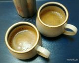 混ぜてリメイク♪黒豆煮汁の黒豆カフェオレ作り方6写真