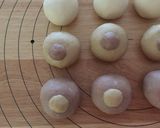 ワンコとゆきだるまのカラフルちぎりパン作り方9写真