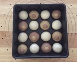 ワンコとゆきだるまのカラフルちぎりパン作り方10写真