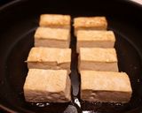 ［豆腐ステーキ 豚挽肉 玉葱あん ］作り方4写真
