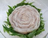 白身魚のお刺身でバラのサラダ☆作り方3写真