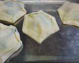 餃子の皮で簡単おかず☆ほうれん草＆チーズ作り方2写真