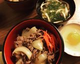 さっと煮かんたん牛丼作り方7写真