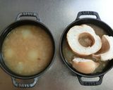 餅入り♪車麩のオニオングラタンスープ風作り方11写真