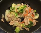 ［時短 中華丼 白菜たっぷりヘルシー］作り方3写真