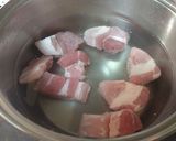 男の 豚バラと大根の味噌煮作り方2写真