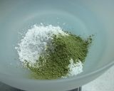簡単　ノンオイル♪　米粉の抹茶シフォン作り方1写真