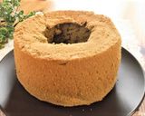 簡単　ノンオイル♪　米粉の抹茶シフォン作り方19写真