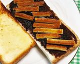 ざくざく♬チョコポテチトースト作り方9写真