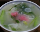 土鍋で炊く精進出汁の旨味と桜香る七草粥作り方8写真