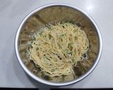 しらすの梅昆布茶冷製パスタ作り方2写真