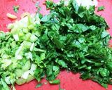 おかわり必至☆鶏と貝柱入り中華七草がゆ作り方8写真