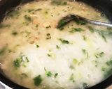 おかわり必至☆鶏と貝柱入り中華七草がゆ作り方9写真