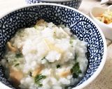 おかわり必至☆鶏と貝柱入り中華七草がゆ作り方12写真