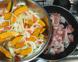 レモンマリネ焼き♪簡単かぼちゃと豚肉作り方8写真