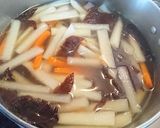 お腹に優しい。卵雑炊。キクラゲ入り。作り方7写真