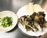 鮭とキノコの味噌マヨ蒸し作り方1写真