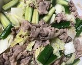 豚肉ときゅうりのポン酢炒め作り方3写真