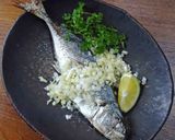 鯵の塩焼き、薬味盛り作り方4写真