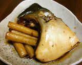 ブリかまのあら煮。作り方6写真