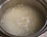 大根葉（蕪の葉）と干しエビ入り七草がゆ作り方5写真