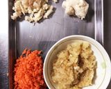 基本の☆れんこんハンバーグ☆作り方1写真