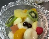 白玉入りフルーツみつ豆作り方9写真