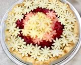 お花だらけのカスタードアップルパイ作り方7写真