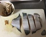 カレイの炊き込みご飯☆作り方1写真
