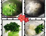 STAUB鍋de春の七草粥風〜リゾット♪作り方2写真