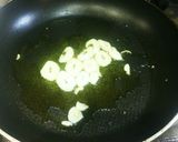 残ったお刺身でニンニクワサビ醤油ソテー作り方4写真