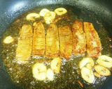 残ったお刺身でニンニクワサビ醤油ソテー作り方5写真