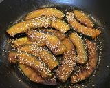 カボチャの甘辛焼き＊作り方4写真