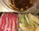 豚バラ白菜☆胡麻味噌ミルフィーユ鍋作り方1写真