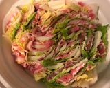 豚バラ白菜☆胡麻味噌ミルフィーユ鍋作り方3写真