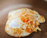 カリカリチーズの目玉焼き作り方3写真